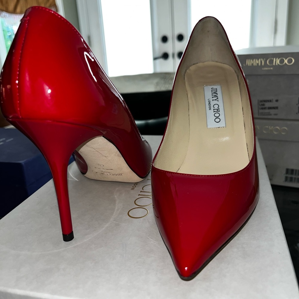 RED AGNES PUMPS